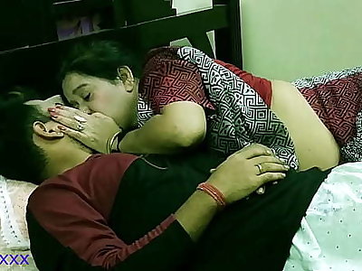 Indian Bengali Milf stepmom teaching her stepson how to sex hither girlfriend!! hither clear dirty audio